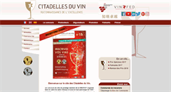 Desktop Screenshot of citadellesduvin.com